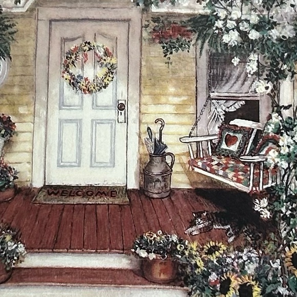 🌻Vintage 1997 Bradford Exchange Plate “Cherish Your Family” Glenna Kurz 8” - Picture 6 of 16